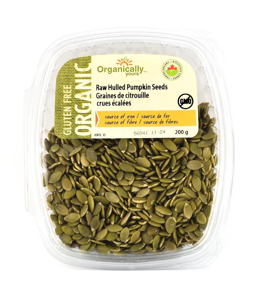 Organically Yours Gluten Free Raw Hulled Pumpkin Seeds Walmart Canada